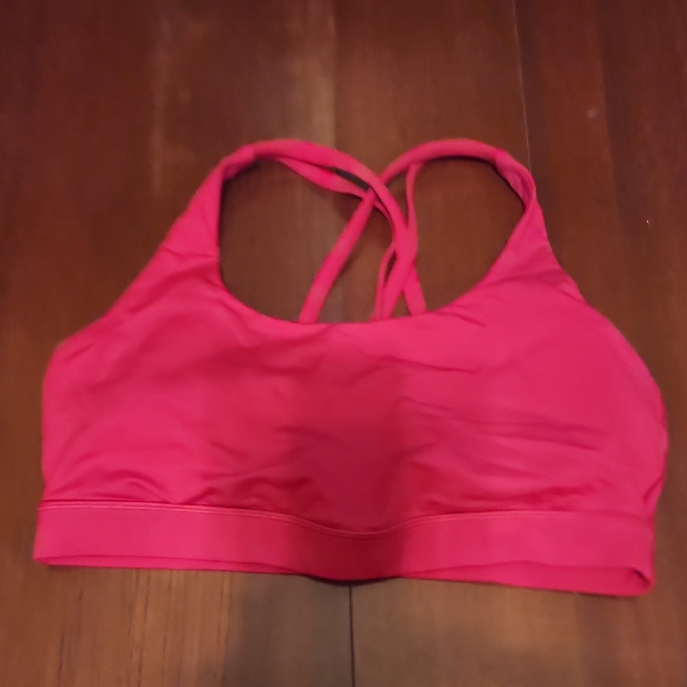 Lululemon Athletica Vibrant Pink Sports Bra